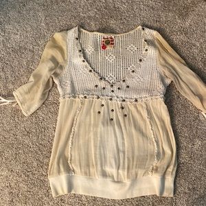 Vintage Free People 3/4 shirt